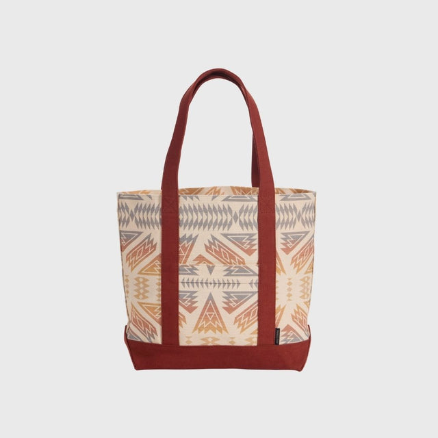 Pendleton Astoria Canvas Tote Bag Ponderosa Brick