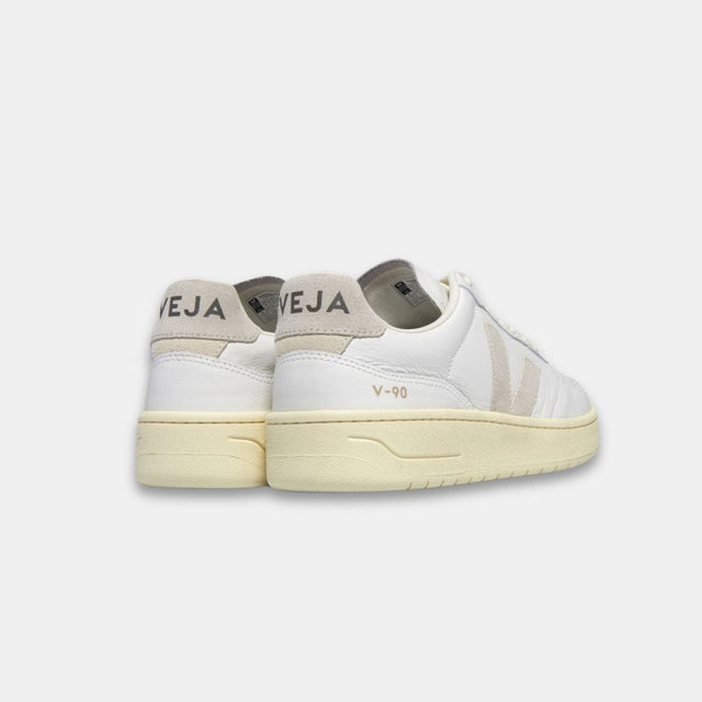 Veja Women's V-90 Leather Extra White Natural