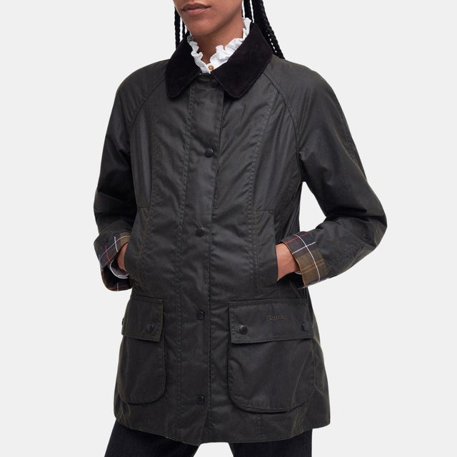 Barbour Classic Beadnell Waxed Jacket Olive