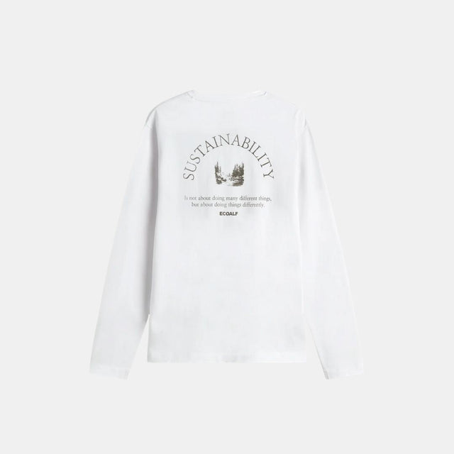Ecoalf Mampi Long Sleeve T-Shirt White