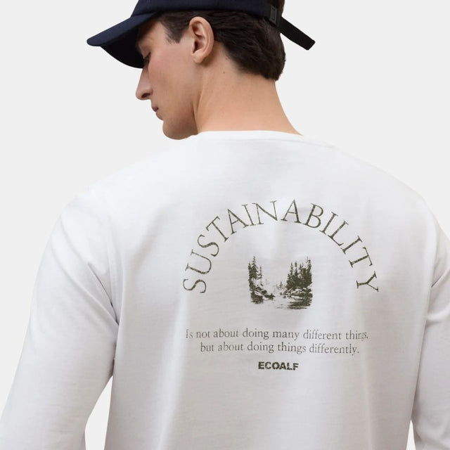 Ecoalf Mampi Long Sleeve T-Shirt White