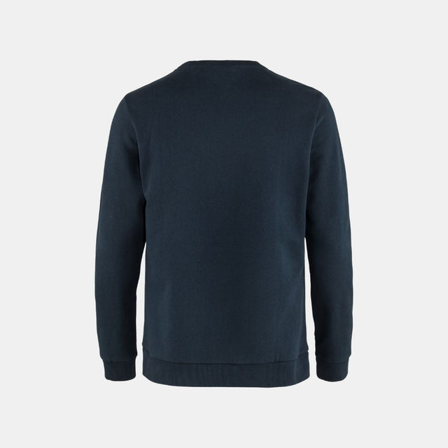 Fjällraven Logo Sweater Men's Dark Navy