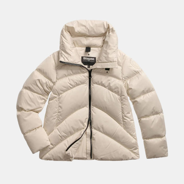 Blauer Wide Collar Down Jacket Maryland Morn Grey