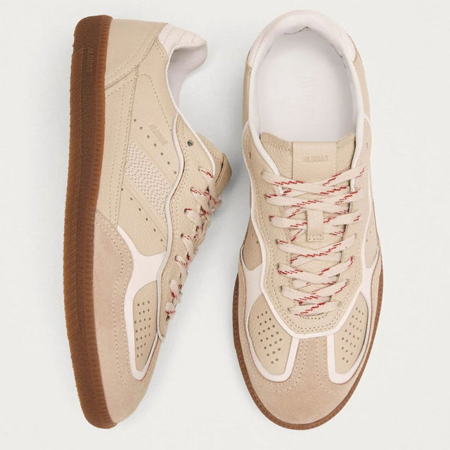 Alohas 490 Rife Grain Cream Leather Sneakers