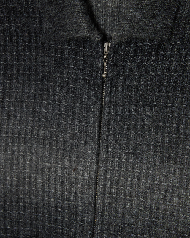 Obey Anton Gradient Cardigan Charcoal Multi
