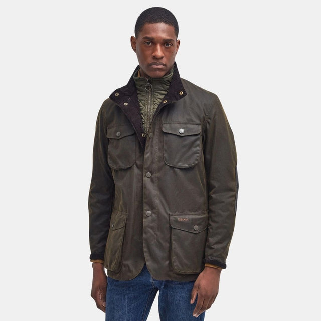 Barbour Ogston Waxed Jacket Olive