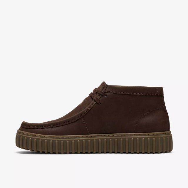 Clarks Torhill Hi Men's Dark Brown Leather