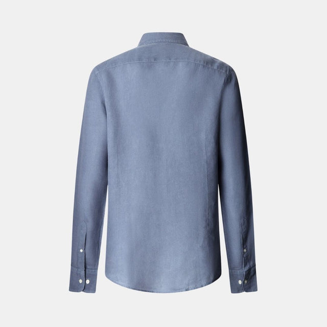 Hackett London Ess Gmd Linen Brpt Thames Blue