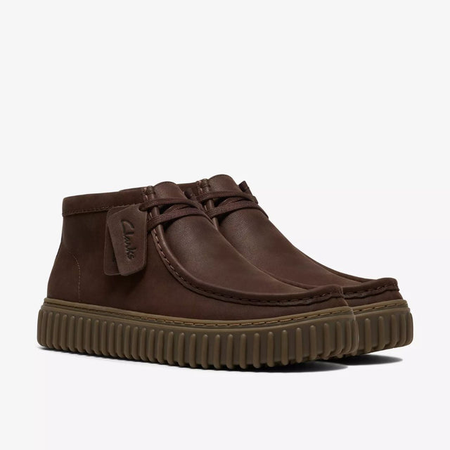 Clarks Torhill Hi Men's Dark Brown Leather