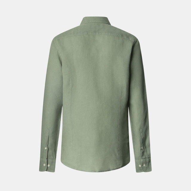 Hackett London Ess Gmd Linen Brpt Sage Green