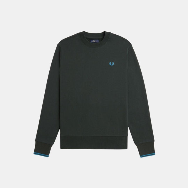 Fred Perry Crew Neck Sweatshirt Nightgreen