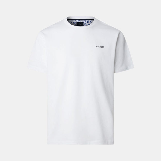 Hackett London Swin Trim Island Tee Optic White