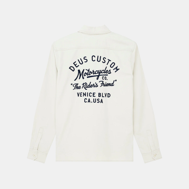 Deus Ex Machina Nomad Shirt Dirty White