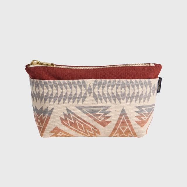 Pendleton Astoria Canvas Zip Pouch Ponderosa Brick