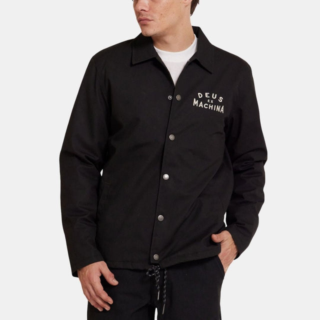 Deus Ex Machina Workshop Coach Jacket Black