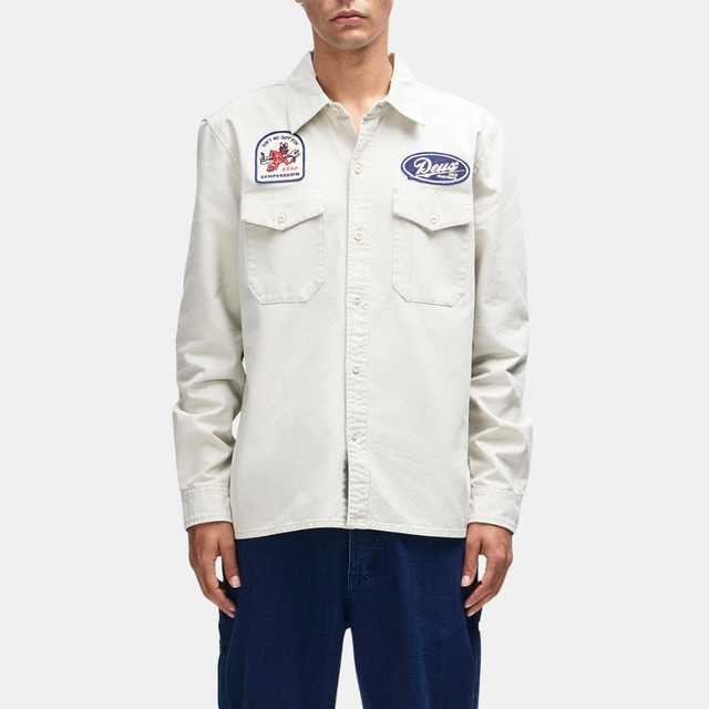 Deus Ex Machina Nomad Shirt Dirty White