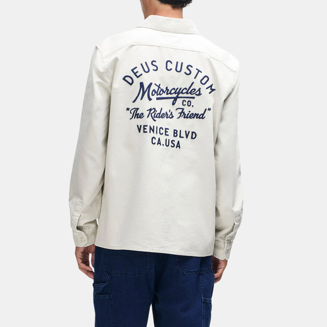 Deus Ex Machina Nomad Shirt Dirty White