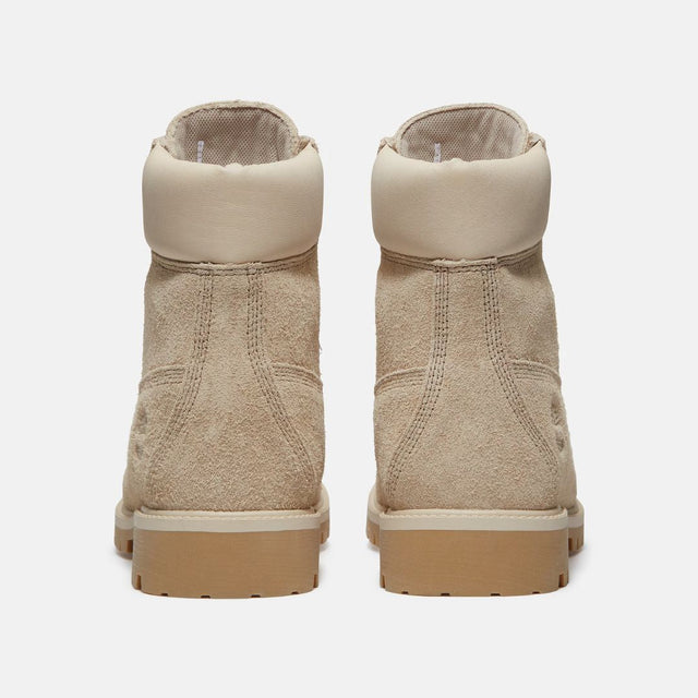 Timberland Heritage 6 In Lace Waterproof Boot Light Beige Suede