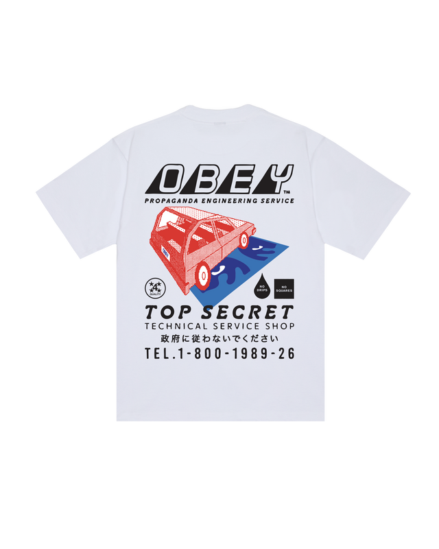 Obey Top Secret White