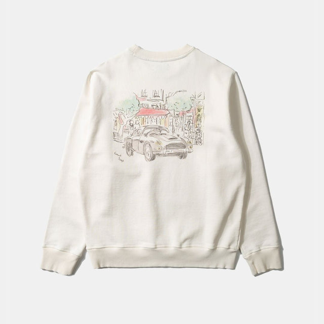 Edmmond Studios Savile Row Sweatshirt Plain Off White