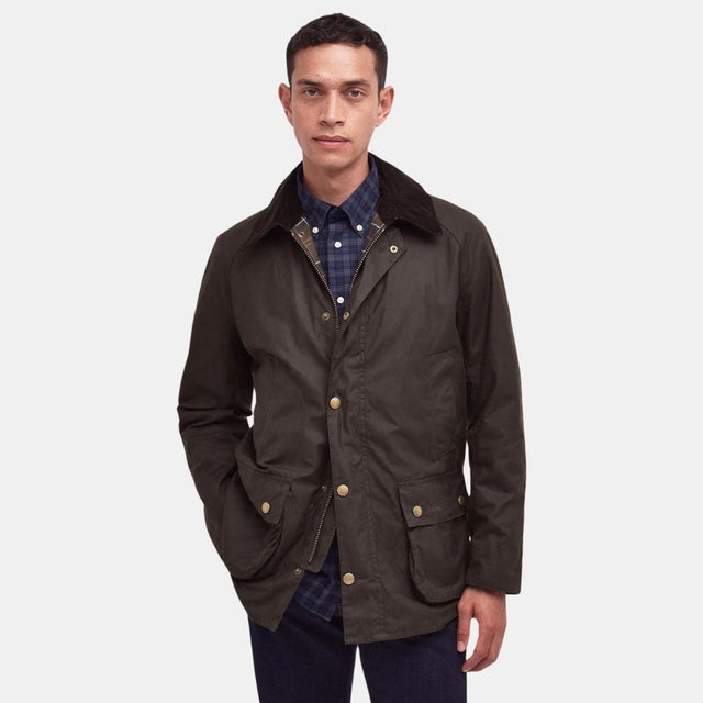 Barbour Ashby Waxed Jacket Olive