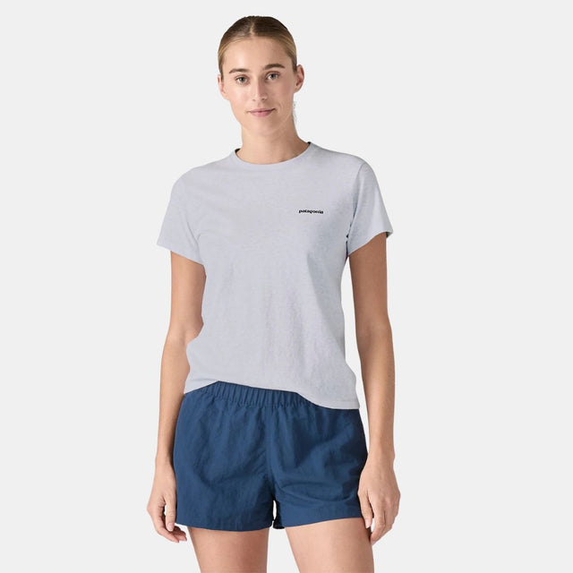 Patagonia Women's P-6 Logo Responsibili-Tee  White