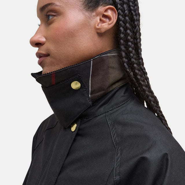 Barbour Modern Beadnell Waxed Jacket Classic Black