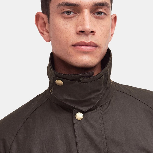 Barbour Ashby Waxed Jacket Olive