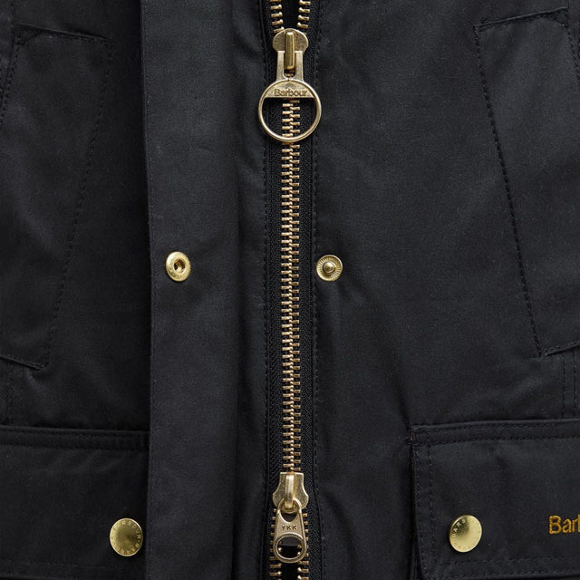 Barbour Modern Beadnell Waxed Jacket Classic Black