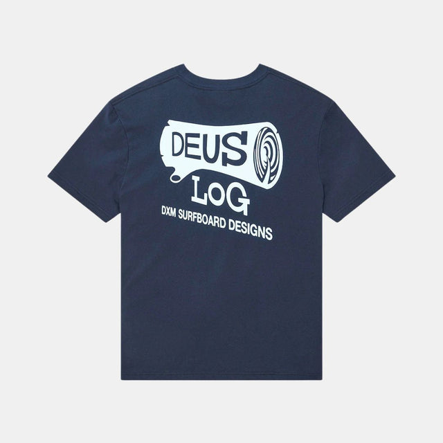 Deus Ex Machina Log Tee Mechanic Blue