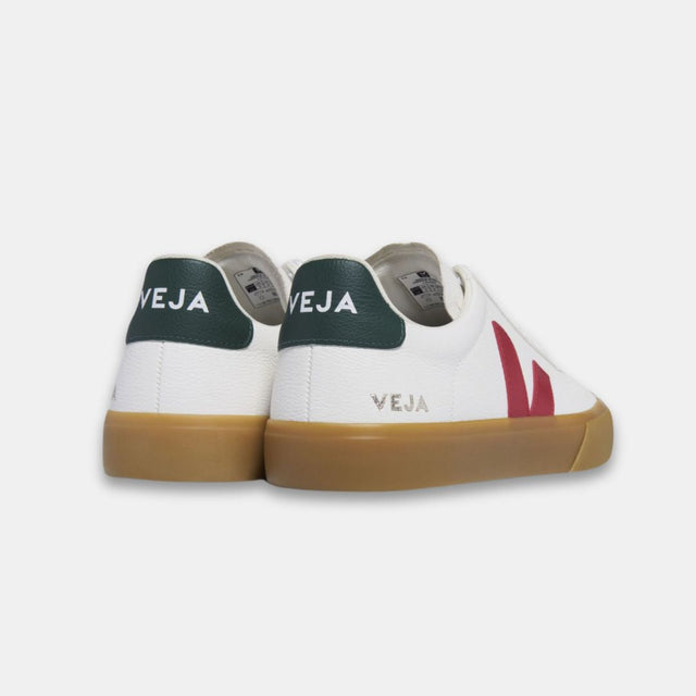 Veja Men's Campo Leather Extra White Pekin Poker