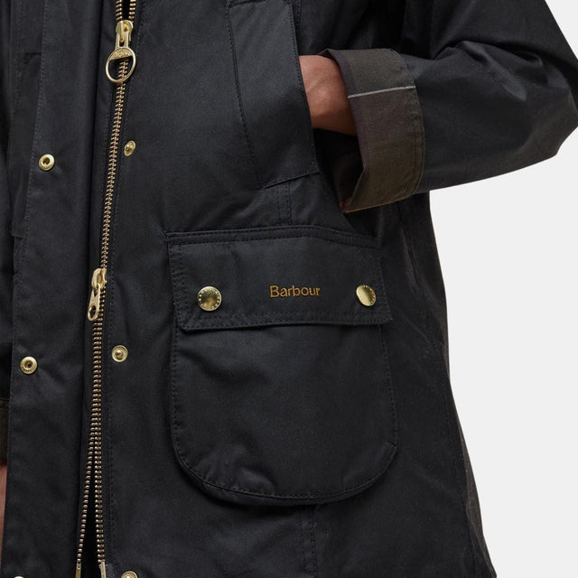 Barbour Modern Beadnell Waxed Jacket Classic Black