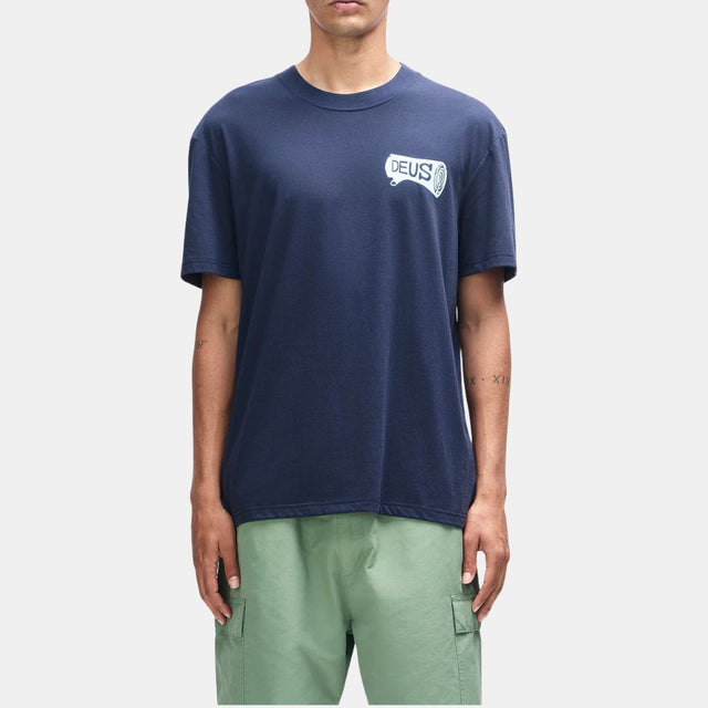 Deus Ex Machina Log Tee Mechanic Blue