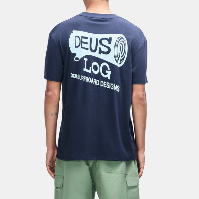 Deus Ex Machina Log Tee Mechanic Blue