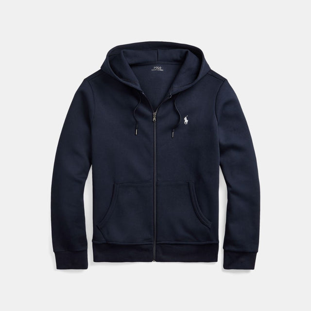 Ralph Lauren Double-Knit Full-Zip Hoodie Aviator Navy