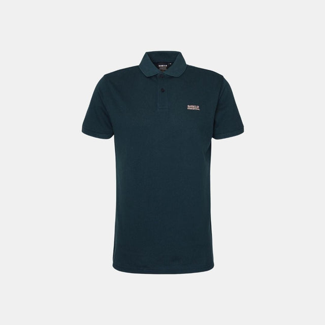 Barbour International Tourer Polo Shirt Forest River