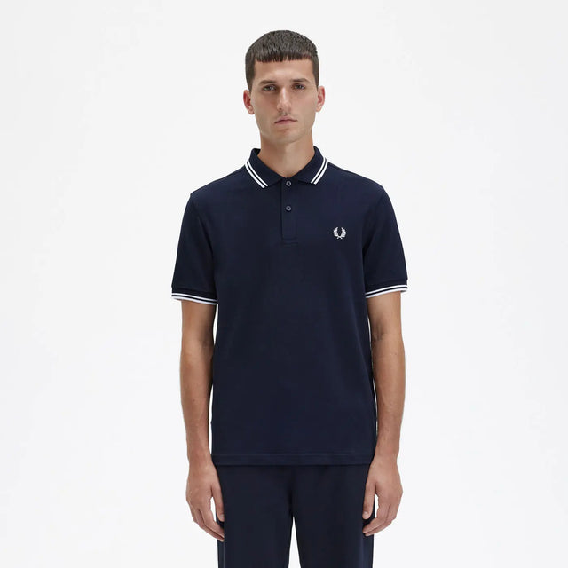 Fred Perry Polo M3600 Navy & White