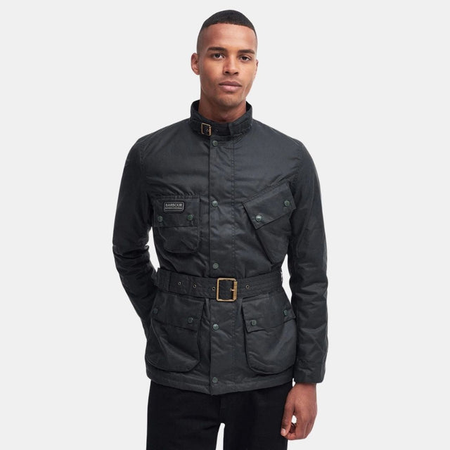 Barbour International Winter SL International Wax Jacket Sage