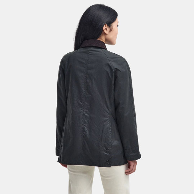 Barbour Beadnell Waxed Jacket Sage