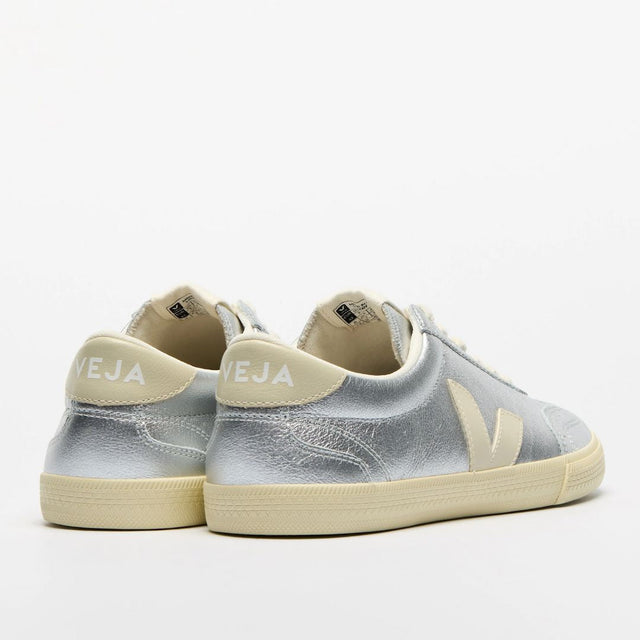 Veja Women's Volley Leather Silver Pierre