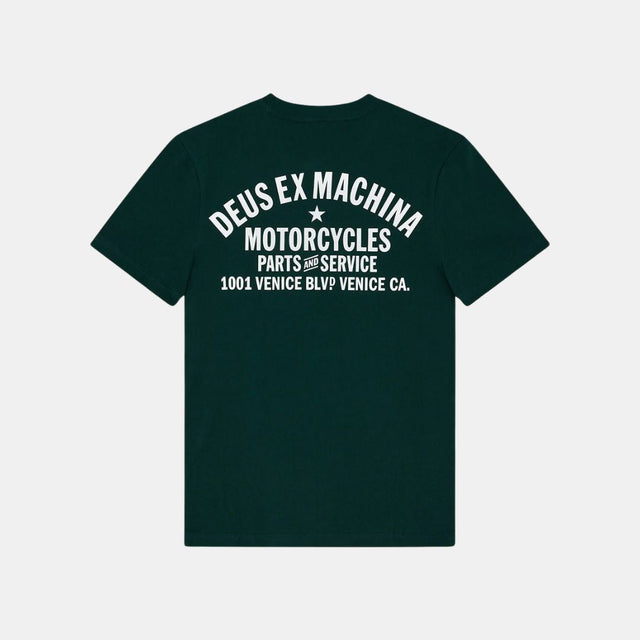 Deus Ex Machina Venice Address Tee Racing Green