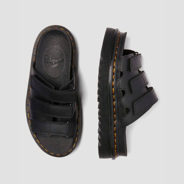 Dr. Martens Raine Slide Athena Leather Black Women's Sandal