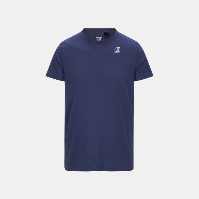 K-Way Le Vrai Edouard T-Shirt Blue Deep Cobalt