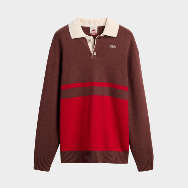 Kappa Robe Giovani Lusaka Polo Brown Lab & Red Cherry