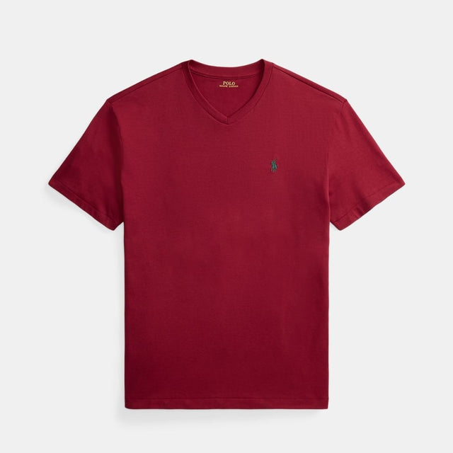 Polo Ralph Lauren Custom Slim Fit Jersey Crewneck T-Shirt Red
