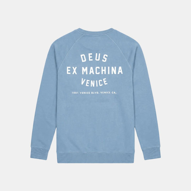 Deus Ex Machina Venice Address Crew Glacier Blue