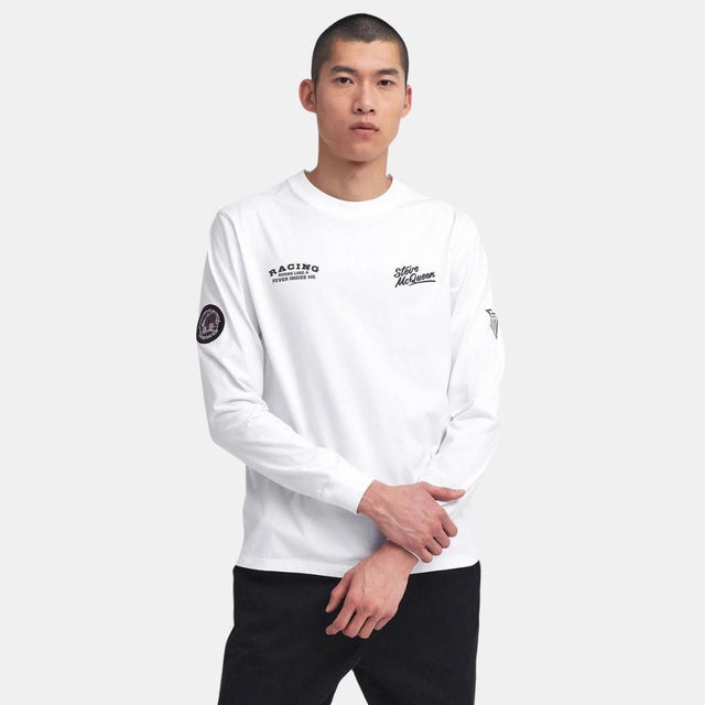 Barbour International Steve McQueen™ 60th Anniversary T-Shirt White