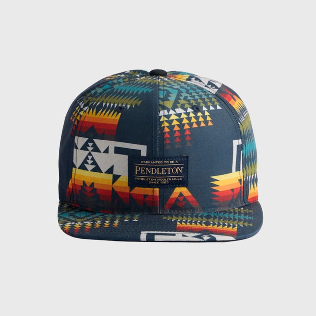 Pendleton Printed Snapback Hat Multi Black