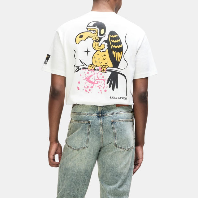 Deus Ex Machina Turpentine Os Tee Vintage White