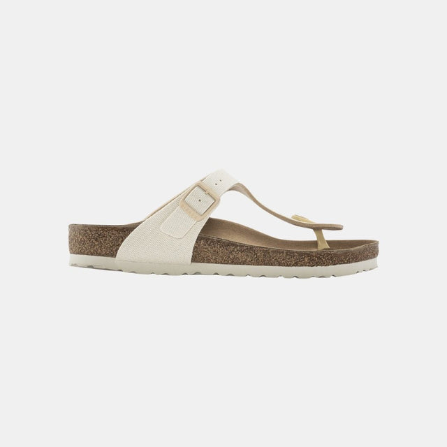 Birkenstock Gizeh Vegan Rivet Logo Women's Eggshell